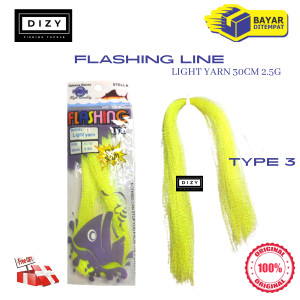 Flashing Line Benang Rumbai Mutiara Bulu Untuk Mata Kail Pancing Stella Products 30cm Sabiki Assist