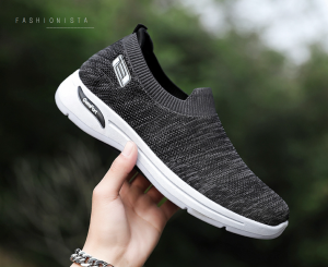 พร้อมส่ง รองเท้าสวม รองเท้าออกกำลังกาย รองเท้าสุขภาพ รองเท้าผ้าทอ รองเท้าสลิปออน รองเท้าบุรุษ