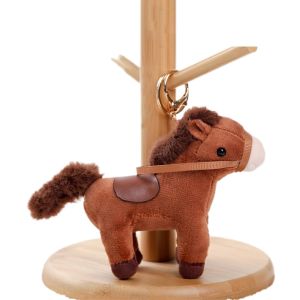 MKEB Năm con ngựa Búp bê nhồi bông hình ngựa 12cm Đồ nhồi bông  dây chuyền ngựa nhung  Mềm mại  dây chuyền ngựa con  dây túi