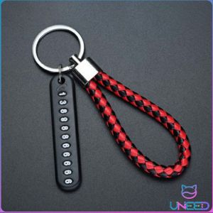 Need. Anti-lost Phone Number Plate Motorcycle Car Keychain Pendant Keyring Key Chain