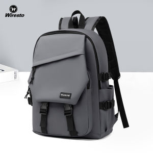 Wirego เป้ใส่คอมฯแบบลำลองกระเป๋าเป้สะพายหลังผู้ชายฟิล์มกันน้ำกระเป๋าสะพายเดินทางกระเป๋าสะพายวิทยาลัยกระเป๋าธุรกิจกระเป๋าสะพายไหล่แบบลำลองกันขโมยกระเป๋านักเรียนกระเป๋าเป้สะพายหลัง