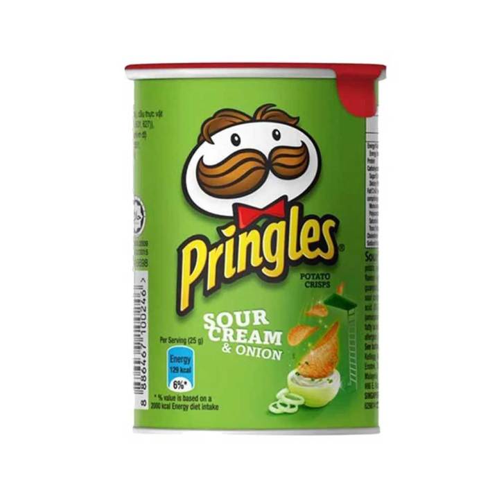 Pringles Sour Cream & Onion Potato Chips -42g | Lazada PH