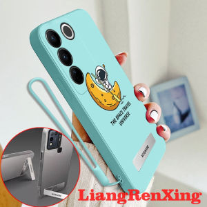 Casing VIVO V27 5G VIVO V27E VIVO Y100 VIVO V29E V29 5G phone case Softcas Silicone Protector Smooth shockproof Cover new design astronaut with holder aesthetic YTXJCB01
