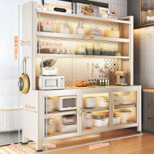 Kitchen Sideboard Cabinet Modern Kithchen Cabinet Cupboard Kitchen Cabinet Storage Floor-standing multi-layer microwave oven multifunctional storage cabinet