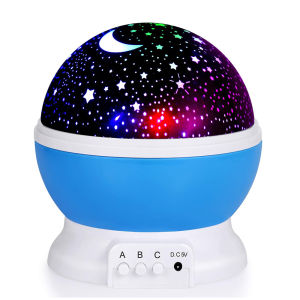 Galaxy Projector Lamp Star Night light Children Bedroom LED Starry Lights Moon Projector Table Lamp for Kids Gift