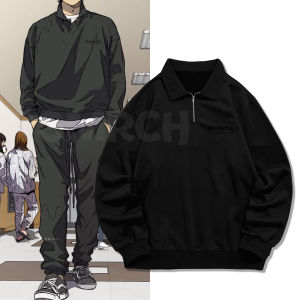 Jaket Half Zipper / Halfzip Jayjoo ESSENTIAL Wind Breaker Manhwa Komic Korea