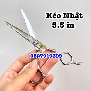Kéo cắt tỉa tóc Nhật 5.5 in thép Nhật S440C độ cứng trên 62HRC