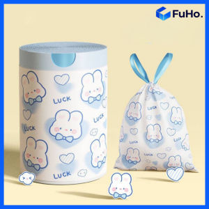 🇸🇬READY STOCK🇸🇬 Fuho 50pcs Trash Bag | Heavy Duty Trash Bag | Dustin | Plastic Bags | Recycling Bag (HL0231)