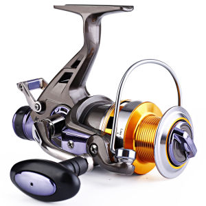 Sougayilang Fishing Reel 9+1 Ball Bearings Carp Reel Front and Rear Double Drag Brake System Big Super Strong Powerful Reel 3000-8000 Series for Saltwater and Freshwater
