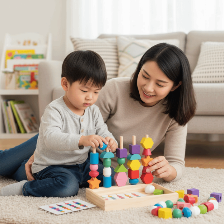 BANZU Hình học Đồ chơi nhận thức hình dạng màu sắc Tương tác Montessori ...