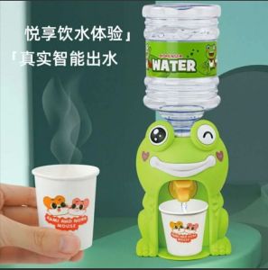 mainan anak dispenser air mini water frog mini 23cm suara & lampu mainan anak dispenser air