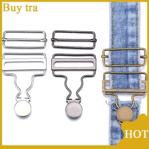 [Buytra] สายรัดแบบหนีบผ้าดันกันรอยพร้อมกระดุมชุดกางเกงยีนส์สำหรับแจ็คเก็ตผ้ายีนส์อุปกรณ์เย็บผ้าแบบ DIY สำหรับบ้าน