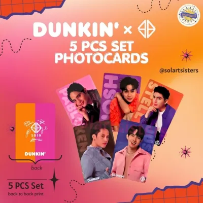 5 pcs set SB19 x Mcdo Unofficial photocards photo card atin merch josh pablo stell ken justin