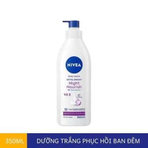 Sữa dưỡng thể Nivea ngày và đêm OK183 giúp sáng da phục hồi chống nắng 350ml