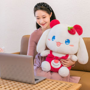 GẤU BÔNG CINNAMOROLL THÚ BÔNG THỎ CINNAMOROLL MẶC YẾM LOTSO LÔNG MỊN CAO CẤP CHO BÉ MẪU MỚI
