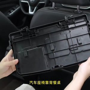 Đa chức năng di động có thể gập lại ghế sau ô tô Khay bàn làm việc xe ô tô nhựa xe Khay ghế sau cho điện thoại cốc nước