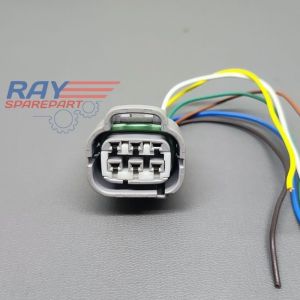 SOKET KABEL HEADLIGHT HEADLAMP LAMPU DEPAN 6 PIN TOYOTA CAMRY COROLLA HILUX REIZ ORIGINAL