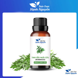Tinh dầu Ngải Cứu 100ml giảm đau bụng kinh xoa bóp cổ vai gáy cánh tay nhức mỏi - Thảo dược Hạnh Nguyên