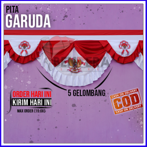 BACKGROUND GARUDA PITA 5 GELOMBANG (4 meter)