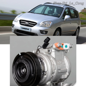 Kia Carens 2007-2012 2.0 1.6 Lốc lạnh  xăng dầu đời 2008 2009 xe hơi ô tô cục máy nén khí điều hòa hàng bãi 2010 2011