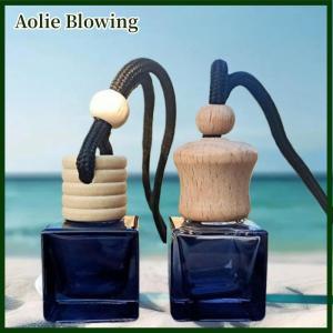 Aolie 1Pc Car Perfume Empty Bottle Pendant Fragrance Oil Diffuser RearviewMirror Car Interior Car Mounted Perfume Hanging Empty Bottle