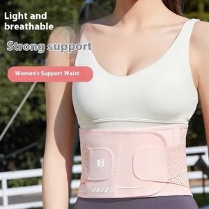 MECOME รูปร่างโค้ง สายรัดป้องกันเอว ปรับได้ ยืดหยุ่นสูง สายรัดเหงื่อสำหรับการฝึกซ้อม ใหม่ ระบายอากาศได้ดี สายรัดพยุงหลัง