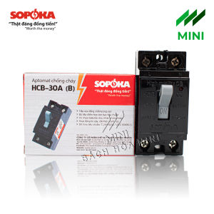 Cầu dao an toàn SOPOKA HCB – Aptomat CB Cóc (10A 15A 20A 30A 40A)