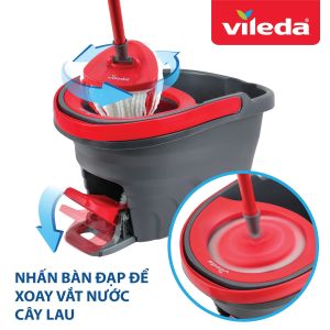 Bông lau thay thế cây lau nhà VILEDA Turbo Easy Wring&Clean tái sử dụng TSU162334 Lau Nhà Thấm Hút Mạnh Mẽ - Lazada