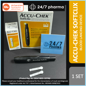 Accu-Chek Softclix Set Kit (Pen + Lancets 25s) lancing device Soft-clix Accuchek Accu-check 罗氏血糖机