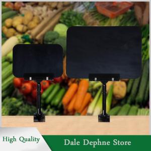 [Dale Dephne] ป้ายราคาผลไม้1ชิ้นป้ายแสดงสินค้าทนต่อการสึกหรอคลิปหนีบป้ายโฆษณา PVC คลิปไวท์บอร์ดกันน้ำ