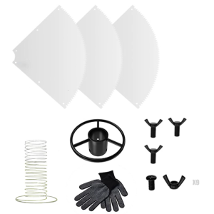 Large Wrap Around Squirrels Baffles Squirrels Proof Bird Feeders Baffles Guard for Poles Mounted Feeders