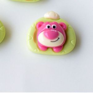 (1 PCS) Resin Clay Stiker 3D Aesthetic Motif Lotso