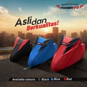 [ BAYAR DI TEMPAT ] Cover Motor / Sarung Motor / Penutup Motor Warna UNIVERSAL Fusion R