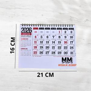 KALENDER MEJA KERJA TAHUN 2026VERTICAL KM-12 TERBARU TAHUN 2026