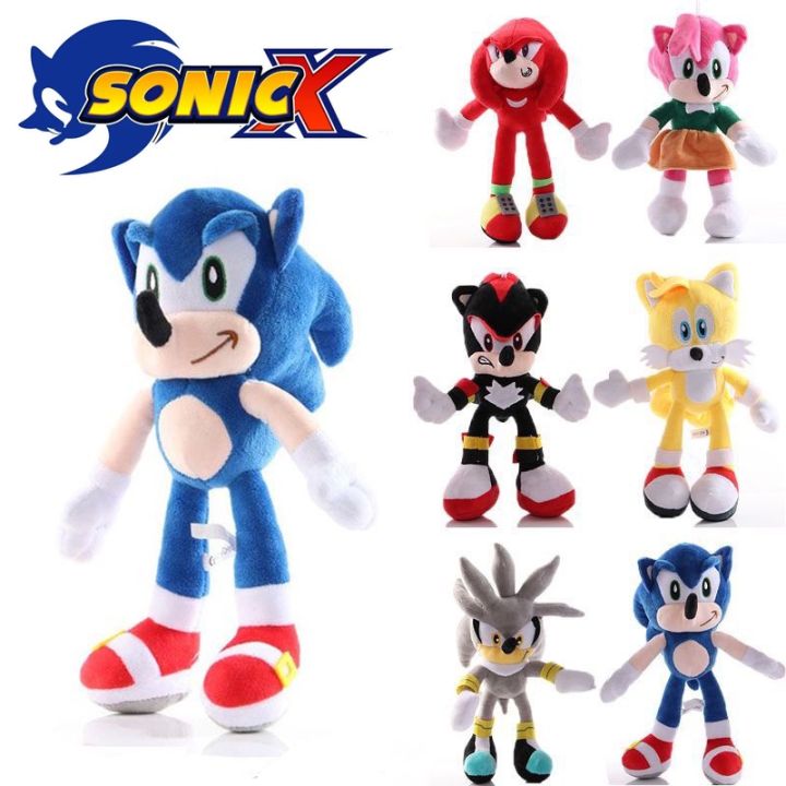 45cm Sonic The Hedgehog Shadow Amy Rose Knuckle Tail Plush Toy