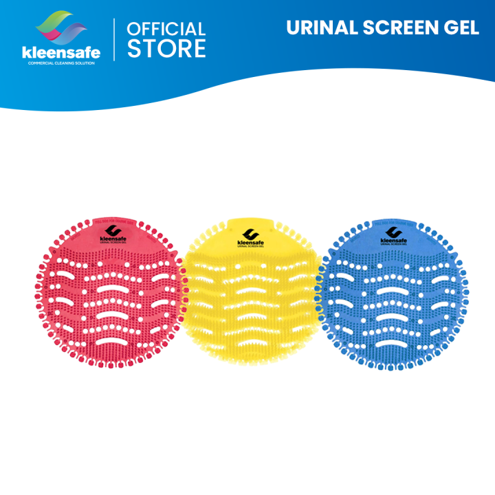 Kleensafe Urinal Screen Gel Deodorizer Scented Anti-Bacterial Toilet ...