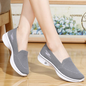 Sneakers For Women Original Sale Black 2024 New Low Cut Rubber Ladies Korean Fashion Slip On Shoes