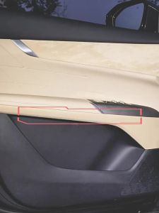 Kaly Car Door Slot Pad Leather Waterproof Glove Mat Storage Barrel For Changan CS75 Plus 2024 2025 Auto Accessories Q9Z6P