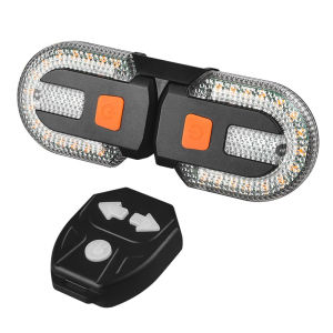 Đèn Xi Nhan Xe Đạp Đè n Cảnh Báo Điều Khiển Từ Xa Kèm Còi 5 Chế Độ Hoạt Động Sạc USB Cho Xe Đạp Ngoài Trời.