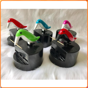 Hộp đựng tăm bằng chim gắp tăm tiện lợi( Hàng Hiếm)