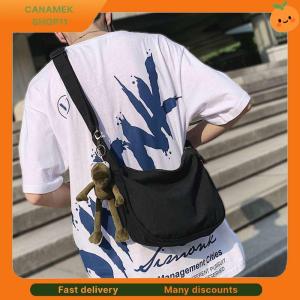 ❣️❣️❣️ Canvas Crossbody Bag Large Capacity Hip-Hop Street Style For Both Men And Women