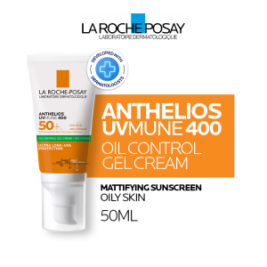 La Roche Posay Anthelios UVMune 400 Gel-Cream SPF50+ PA++++ 50ml - Sunscreen Kulit Jerawat/ Berminyak