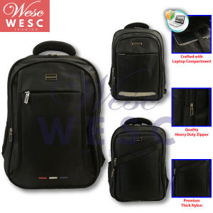 WESC-TRD Urban Design Large Water Resistant Laptop Backpack Laptop Bag Travel Bag Beg Komputer Besar Kalis Air
