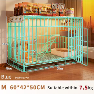 Sangkar Kucing Cat Cage 2 level 2 Doors / Sangkar Kucing 2 Kaki 2 Pintu 1 tingkat