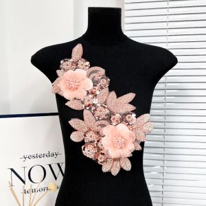 STVML ผ้าปักลูกไม้ ผ้าตัดเย็บปักลายดอกไม้ งานฝีมือดีไอวาย งานทำมือ ผ้า applique ชุดเดรสแต่งงาน ชุดปักเลื่อม แพทช์ผ้า ชุดเดรส