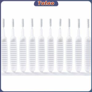10Pcs Shower Head Cleaning Brush Gap Hole Anti Clogging Cleaning Brushes White Small Brush Pore Gap Clean For Shower Head Phone Gap Hole