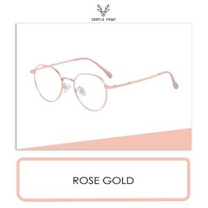 Gentle Fawn Kacamata Antiradiasi Blueray Style Oval Titanium Ringan Bisa Minus Photocromic Bluecromic Fashion Wanita Trendy 682