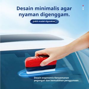 Sikat Film Alat Cairan Obat Pembersih Penghilang Minyak Jamur Kerak Air Kaca Cermin Mobil 120ML Automotive Car Glass Oil Film Wiper Removing Cleaning Brush Water Spots Stain Auto Removal Oil