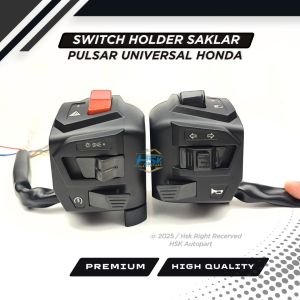 Switch Holder Saklar Pulsar Universal Yamaha Nmax X Ride Beat Street Vixion Cb150r XSR 155 LED set kiri kanan