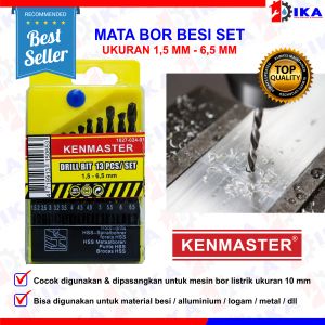 Mata Bor Kayu Set Bison 8 pcs (8pcs) BISON | MATA BOR BESI HSS 13 PCS KENMASTER